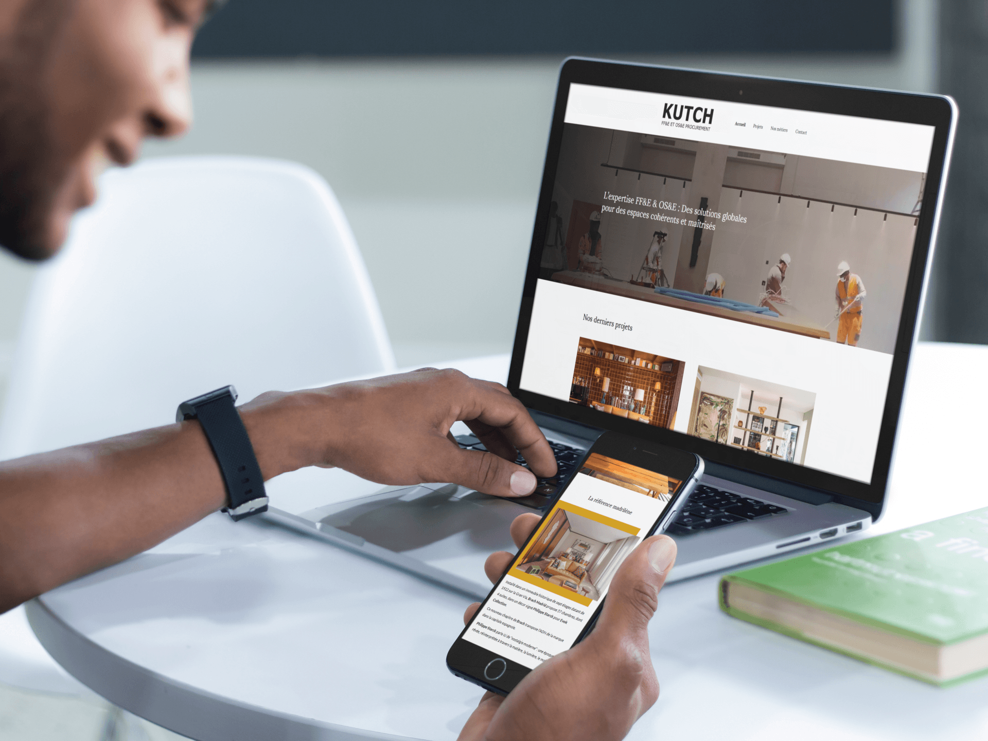 refonte du site web de KUTCH